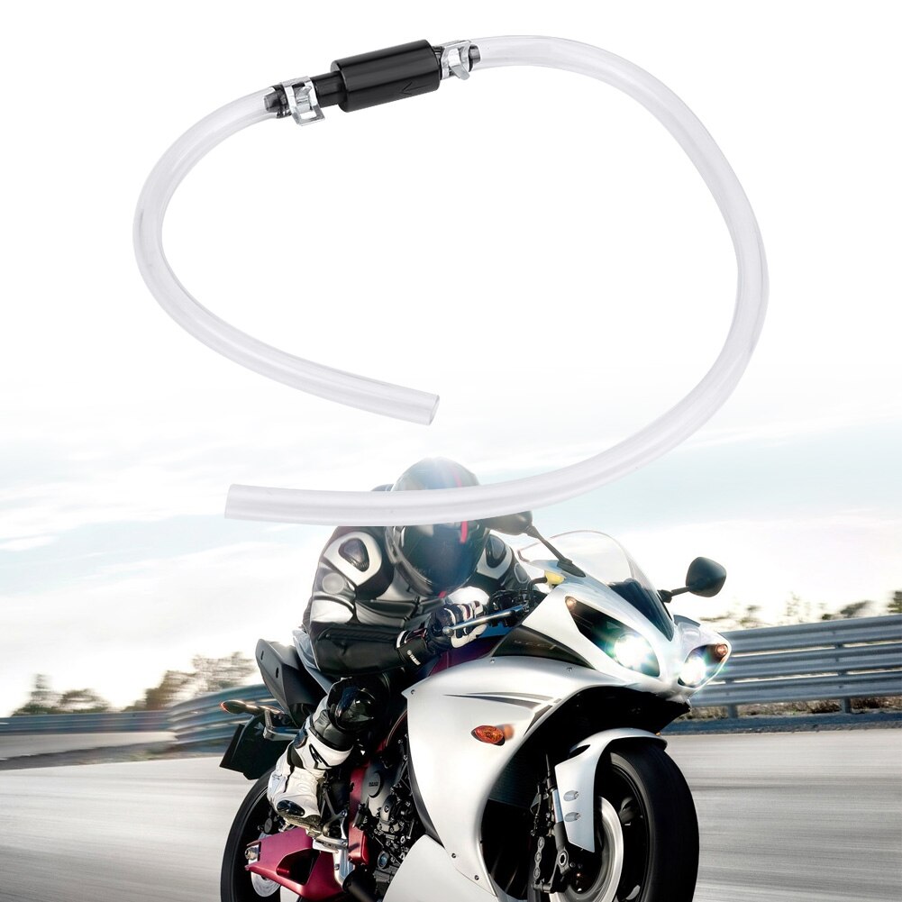 Motorcycle Hydraulic Brake Bleeder Rubber Tube Stainless Steel Discharge Device Tool​ Replacement For Motorcycle Universal