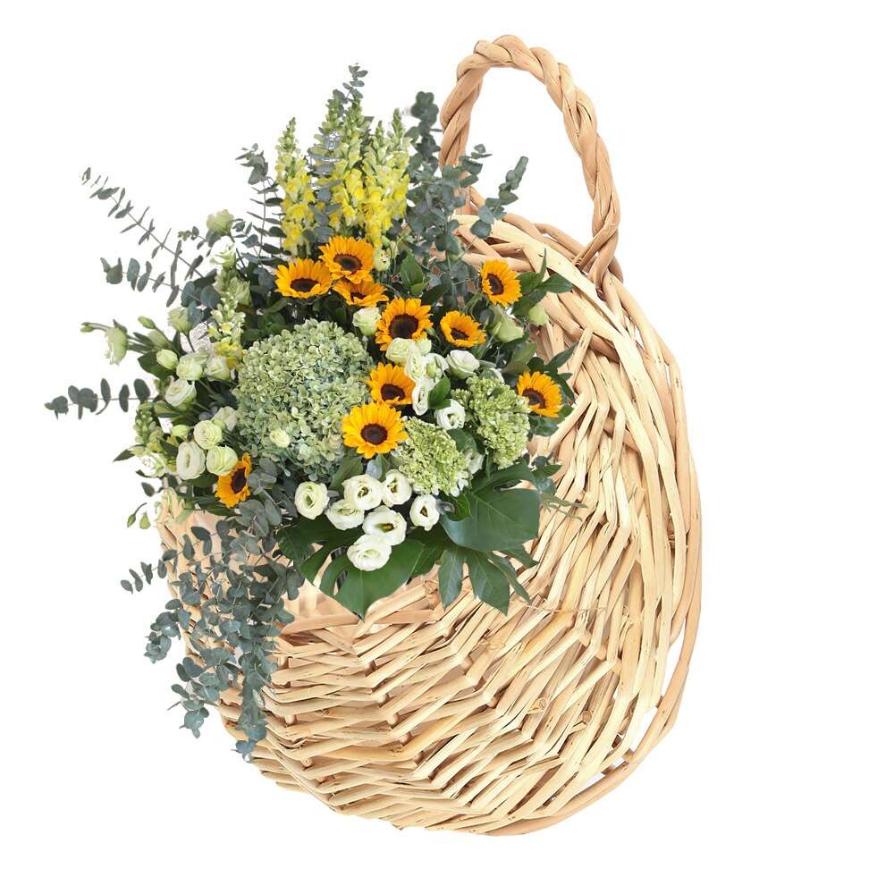 Rotin fleur panier vert vigne Pot planteur suspendus Vase conteneur mur plante panier pour jardin fleur maison Pot paniers