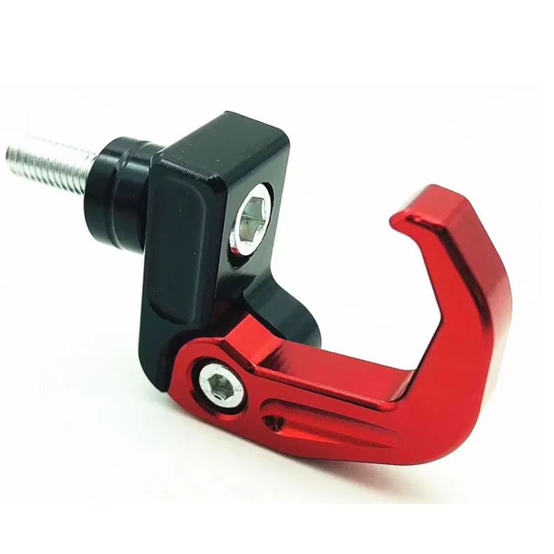 Motorhelm Houder Cnc Aluminium Bagagetas Haak Houder Hanger Haken Motor Scooter Helm Tassen Gadget Handschoen Haken