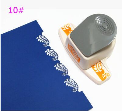 Large fancy flower border punch edge of the embossing machine handmade device DIY paper cutter Handmade scrapbooking: 10