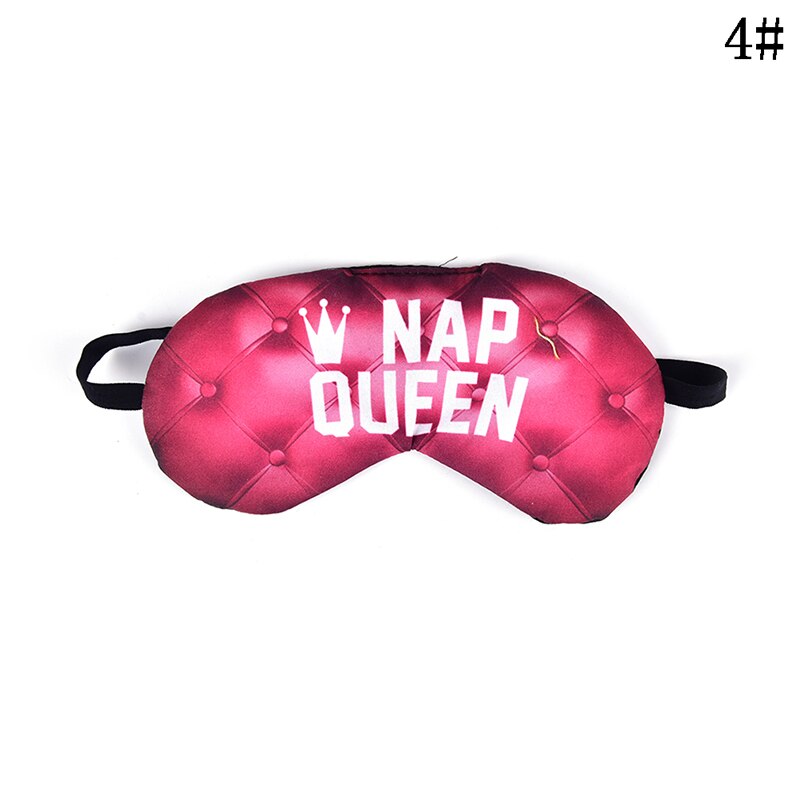 Mascarilla 3D para dormir, máscara para descanso de viaje, relajación, protección para los ojos, parche para dormir, mascarilla de descanso ojo: Queen