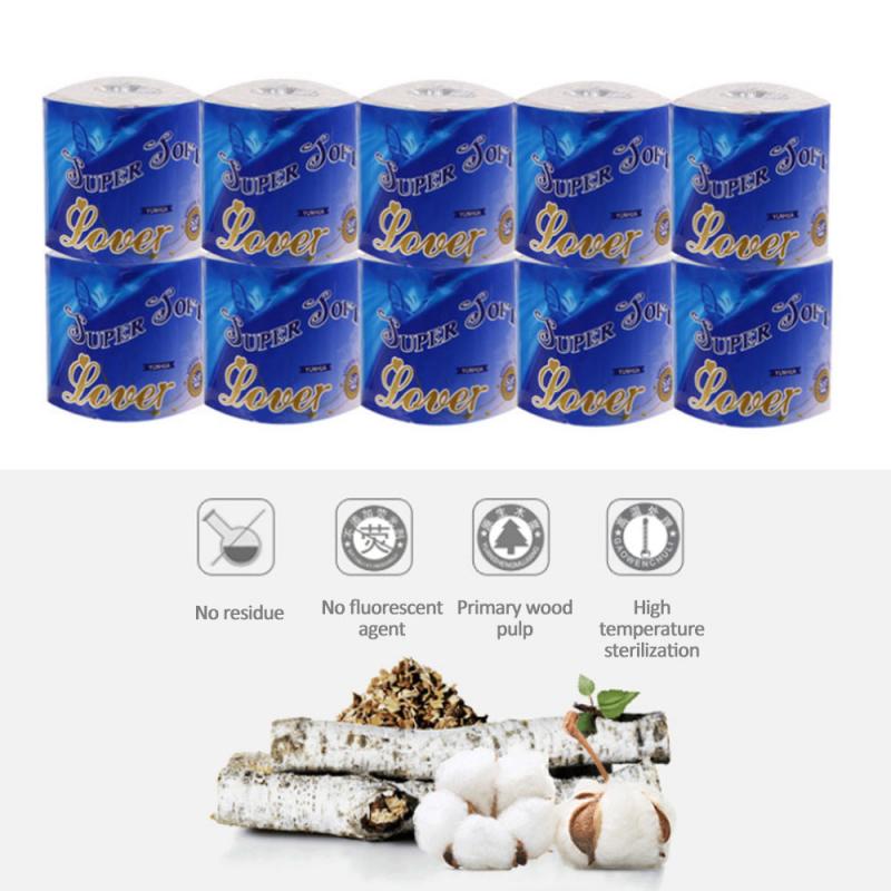 10/5 Rolls Soft Toilet Paper Roll IN STOCKS 3-Layer Durable Toughness Paper Towels Soft Texture White Safty Softy Experience
