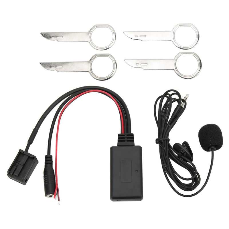 AUX IN Bluetooth Module Handsfree Microphone Wireless with 4 Disassembly Tool Replacement for Focus 2004 On‑Wards 6000CD for