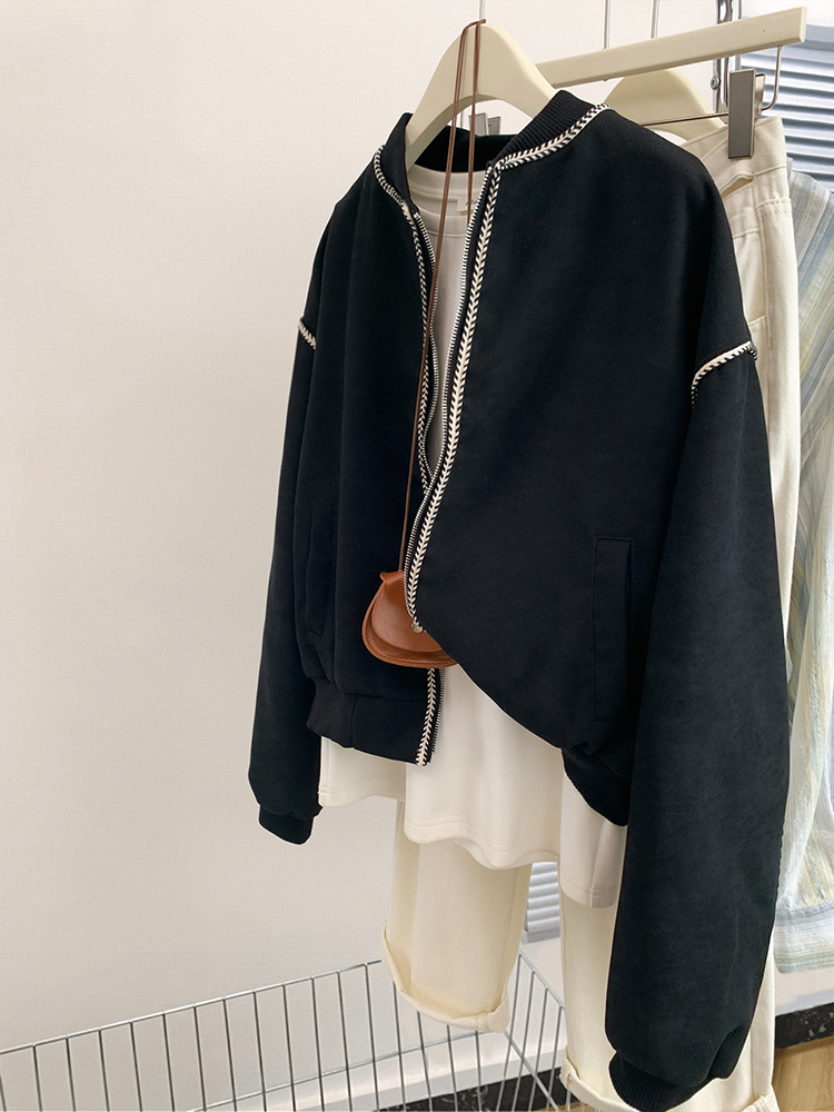 Herfstmode Vest Met Rits Honkbaljack Voor Dames Losse Casual Veelzijdige Jas Harajuku Mode Streetwear Jassen