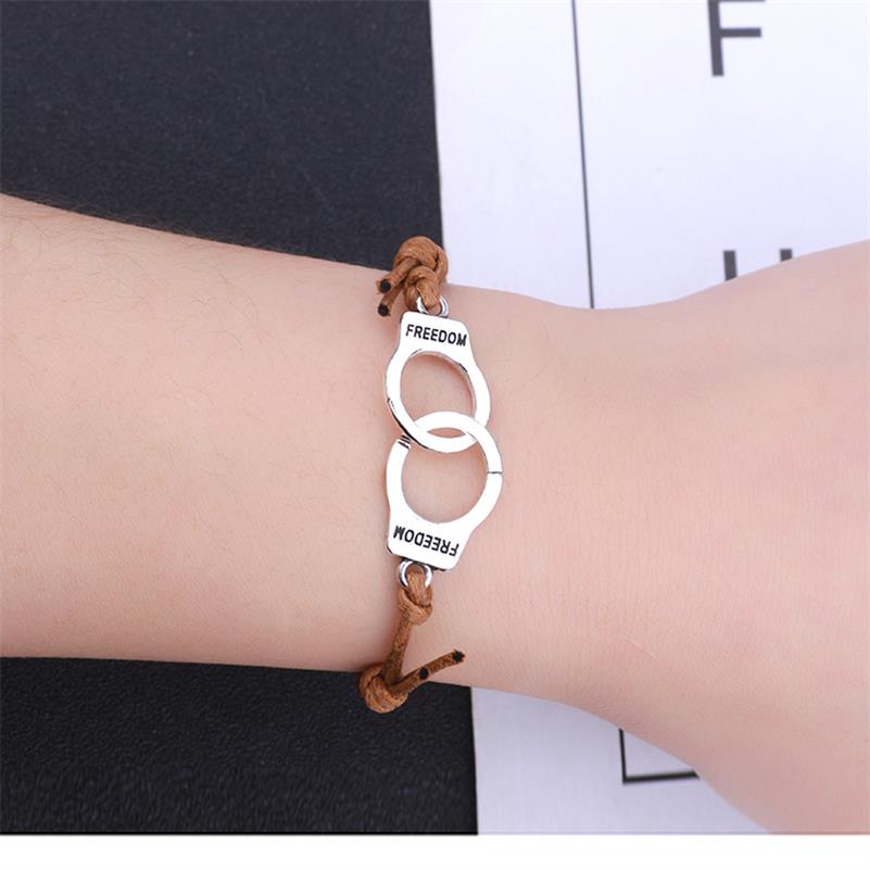 Neue Männliche Und Weibliche Studenten Farbe Leder Einfache Armbinde Armbinde Geeignet Für Valentinstag Schmuck: braun