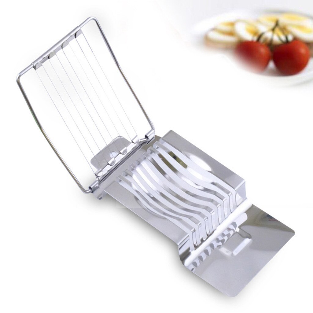 Rvs Tomaat Cutter Paddestoel Gekookt Tool Sectie Cutter Keuken Egg Slicer Pop Keuken Accessoires