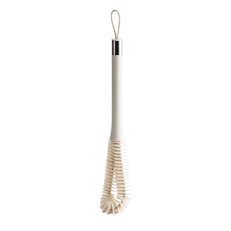 38Cm Ultra-Lange Borstel Is Een Flexibele Borstel Voor Reinigen Smalle-Mouthed Water Flessen, huishoudelijke Schoonmaakmiddelen Gereedschappen: Light Grey