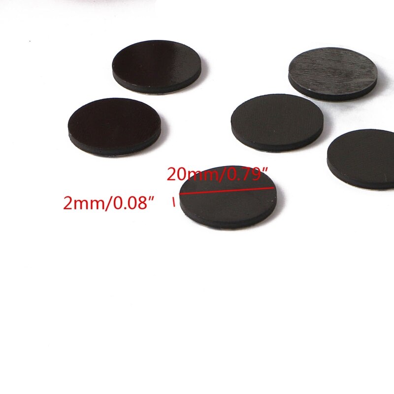 Imanes redondos y flexibles para manualidades, adhesivos de 10 piezas con respaldo adhesivo, pequeños imanes adhesivos, puntos magnéticos