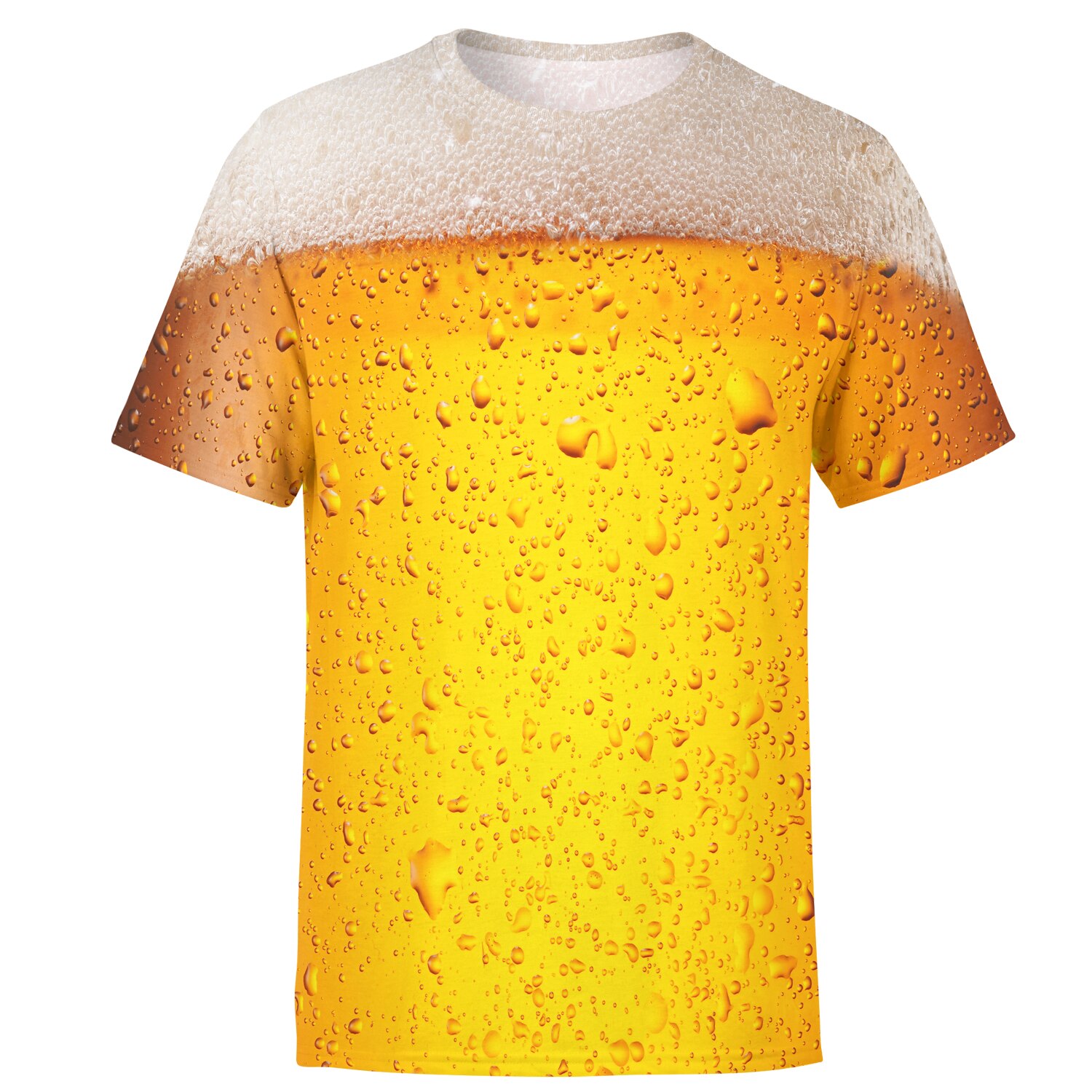 Øl harajuku 3d trykt t-shirt det er tid bogstaver kvinder mænd sjov nyhed t-shirt kortærmet skjorte unisex tøj