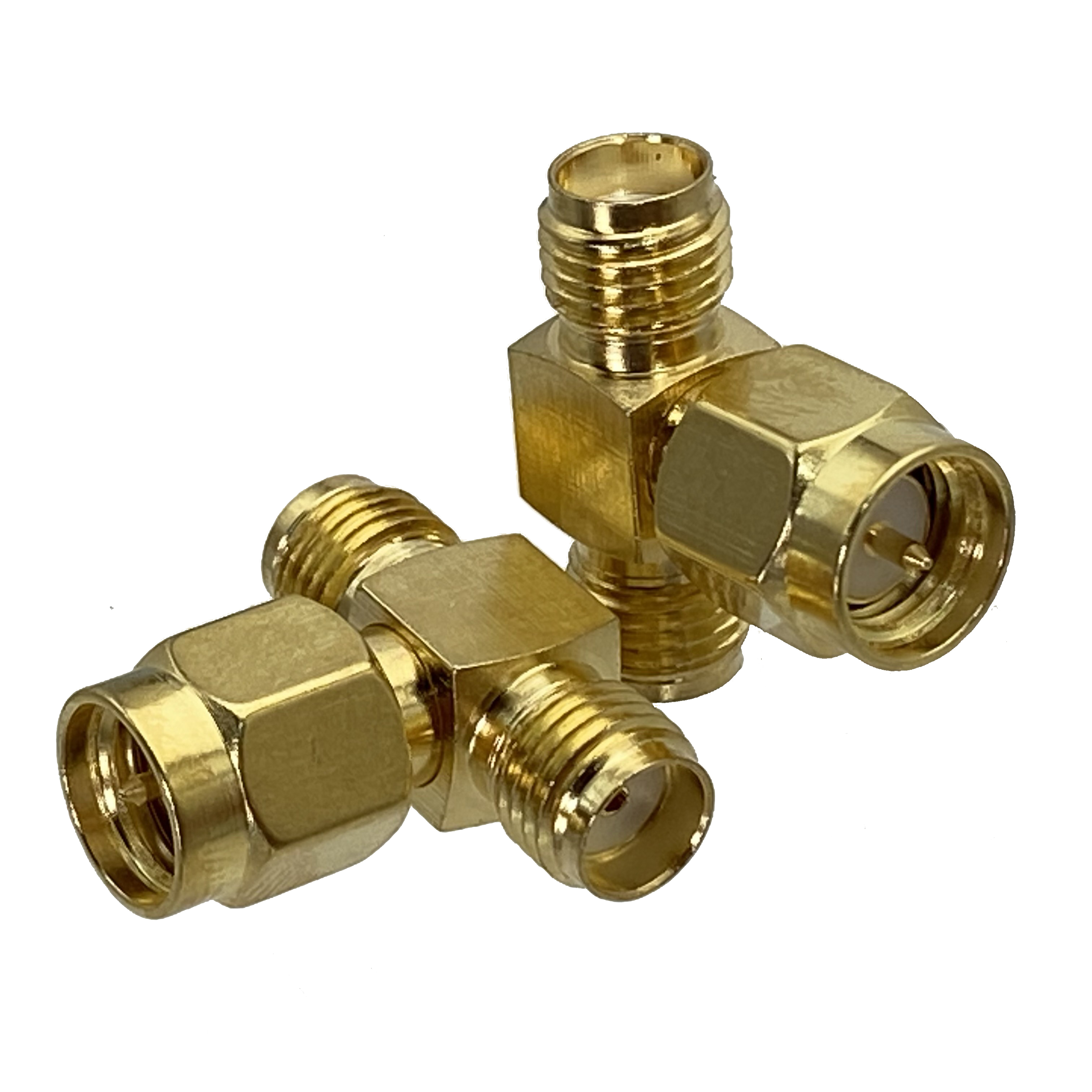 Adaptador SMA/RP-SMA a SMA/RPSMA enchufe macho y conector hembra conector Coaxial RF recto y de ángulo recto 1 Uds: Multicolor