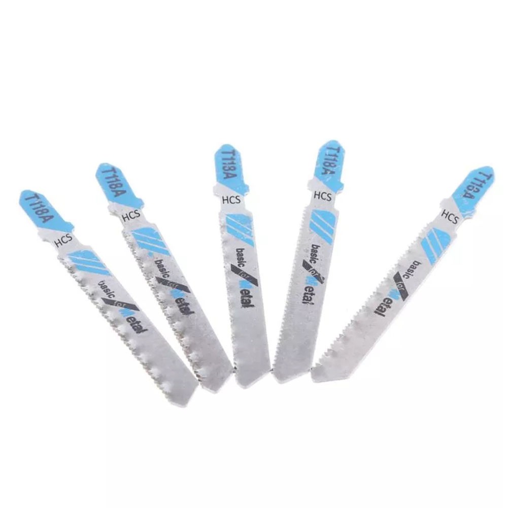 5Pcs/set Reciprocating Saw Blades T118A Jig Saw Blades Wood Metal Fast Cutting Disc