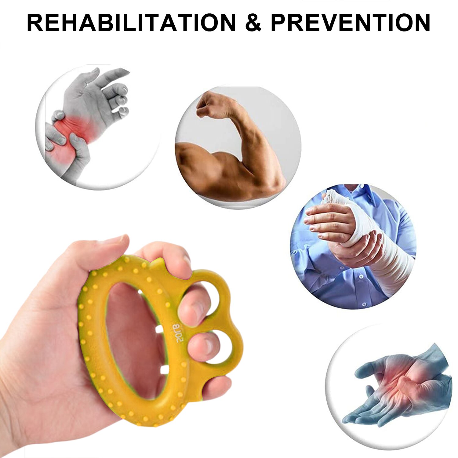 Poignées De Levage En Silicone Pour Musculation - Grip Pour Haltères, Barre