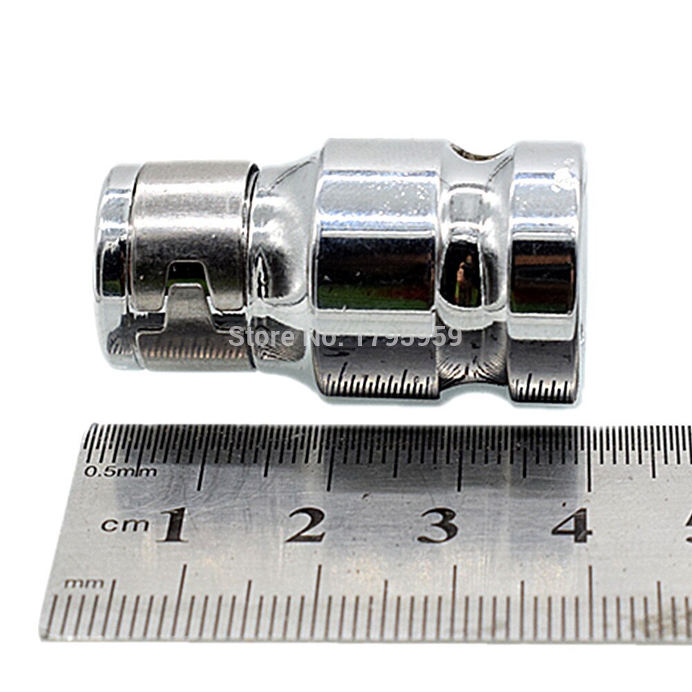 1/2" Square Drive to 8mm Hex Shank Quick Release Impact Socket Adapter Screwdriver Bit Holder Conversion Tool Adaptor Converter