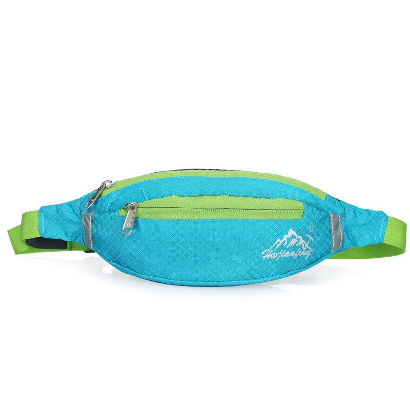Vanntett nylon Midjeveske - Løping, Reise, Mobiltelefon - 24cm: Blå