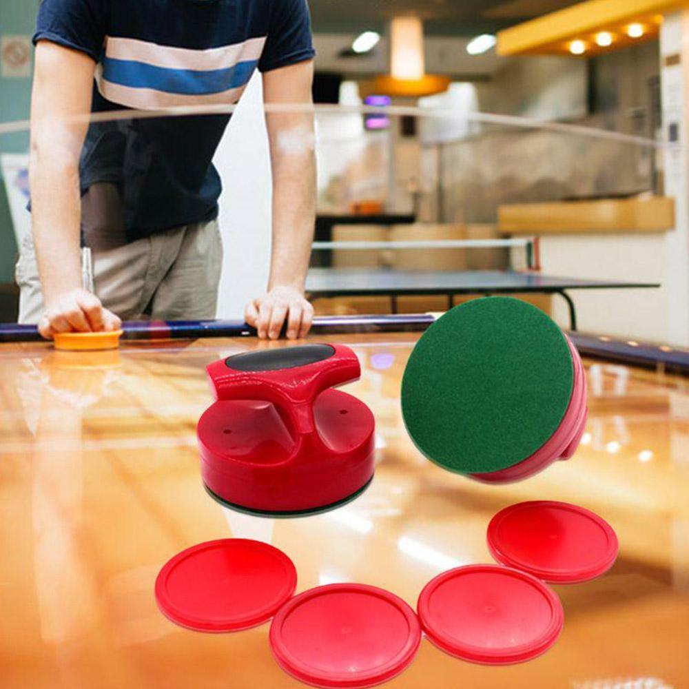 6 stuks/set airhockey duwers airhockey puck hockey pucks slider tafel duwer met 4 set accessoires hockey 94mm spel  u1 t 0