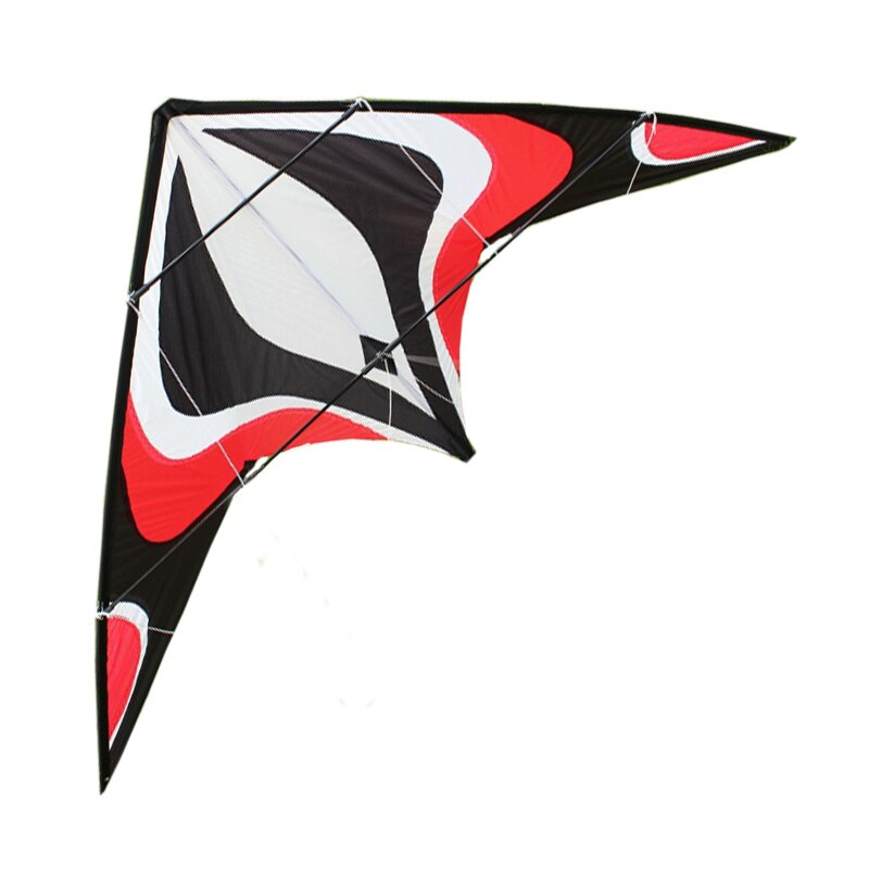 Professionele Aanbieding 1.8 M Power Stunt Kite Dual Lijn Outdoor Sport Kite Goede Vliegende Met Handvat En Lijn
