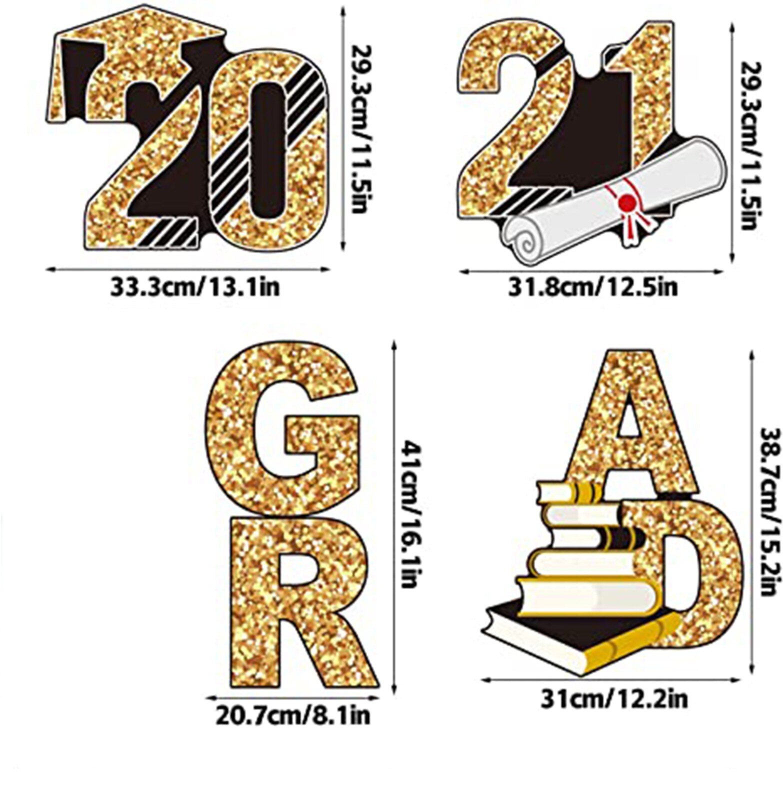Graduation Grade Garden Sign Decorations Outdoor Lawn Yard Sign with Stakes DIY Graduation Party Decoration Accessories #Y