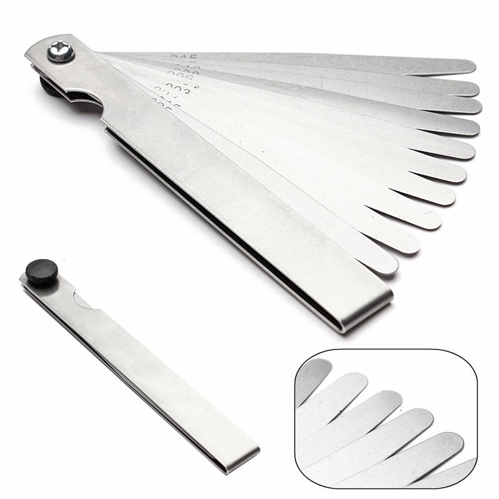 Feeler thickness Gauge 1 Set 20 Blades 0.02-1.00MM Metric Feeler Gauge For Clearance Measurements Metal processing tool