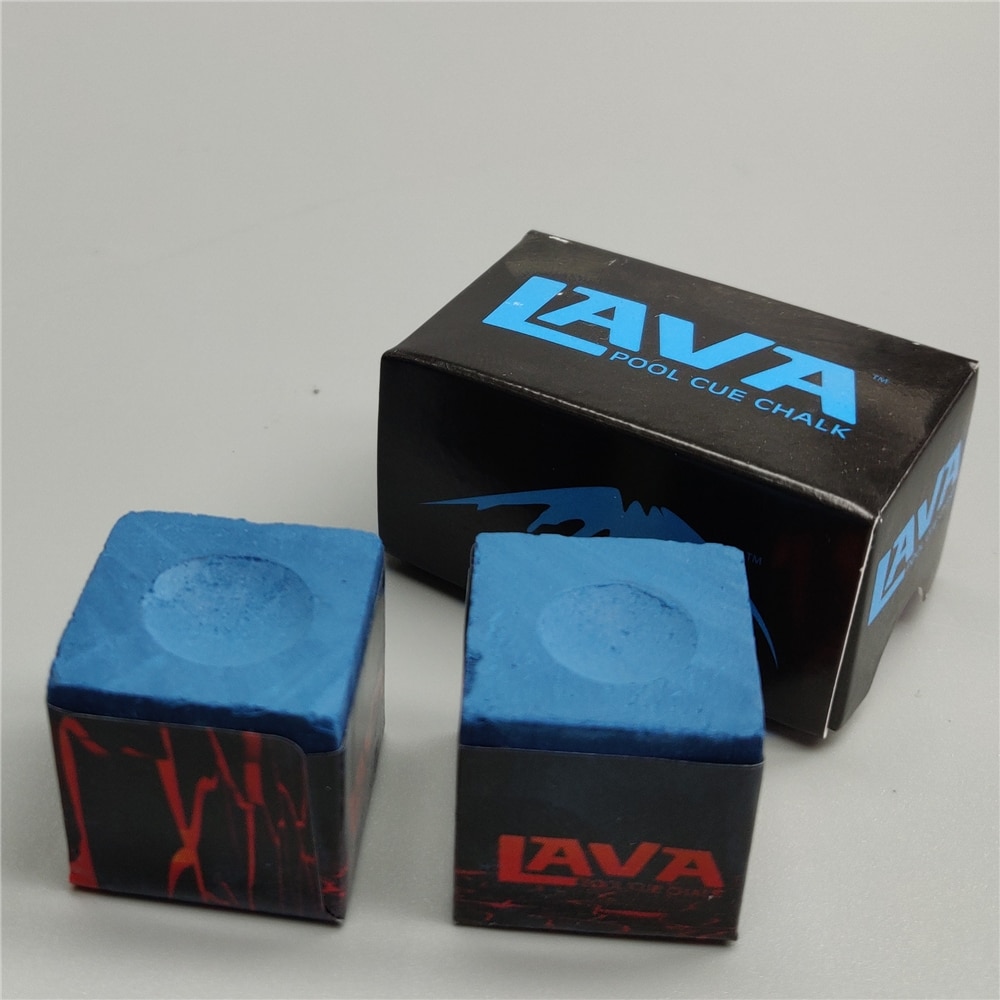 Biljartkrijt poolkrijt 2 stuks/doos lava biljart carambole poolkeu tip blauwe krijtjes biljartaccessoires