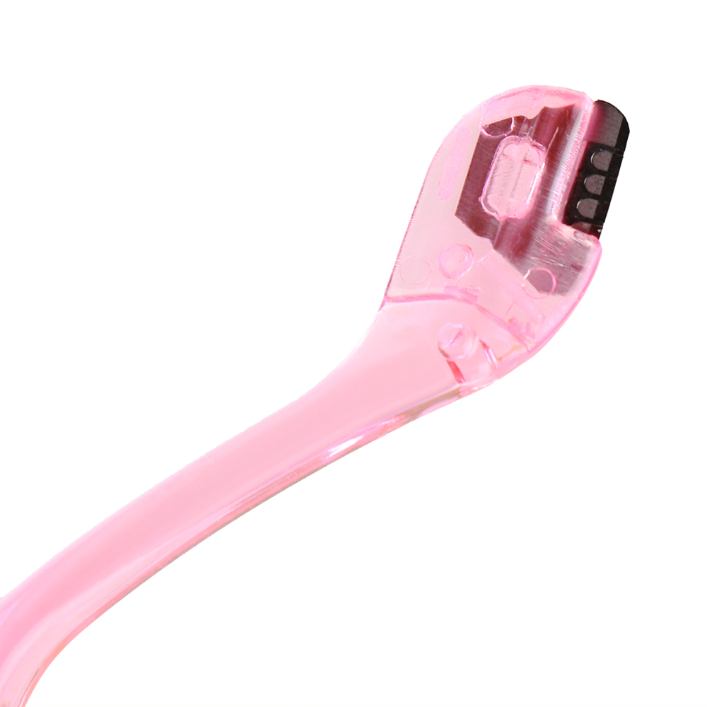 Navaja portátil para cejas, cortador de cejas de acero inoxidable, cuchilla, removedor de pelo, herramientas de maquillaje Facial, 2 uds.