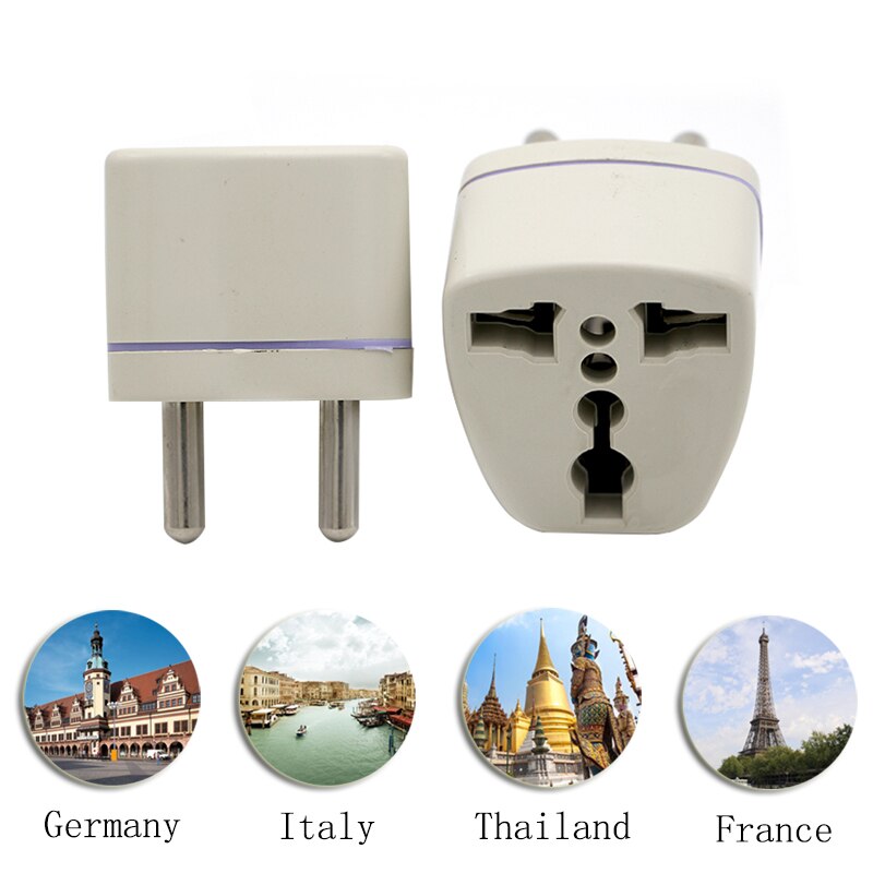 Europese Standaard Universele Reizen Conversie Plug 2500 W High Power Apparaten Eu Adapter Italië Griekenland Noorwegen Zuid-korea Spanje