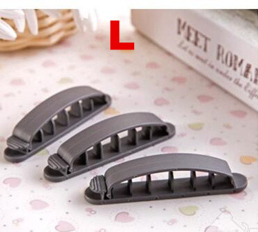 3 sztuk/zestaw drut linia Organizer robić kabli klipsy krawaty zapięcie robić przymocowania na kable uchwyt ambona odwróć linia ciągła oplot na kable zarządzanie: L