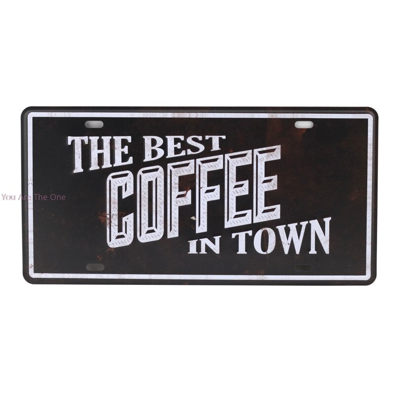 Fresh Brewed Coffee Menu Cafe Bar We are Open Closed Metal Tin Signs Iron Painting Home Plaque Wall Stickers Pub Cafe Shop: J