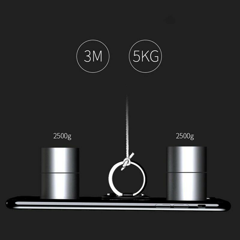 Biltelefonholder til iphone xs max xiaomi 360 ° fingerring mobiltelefonholder stativ magnetisk bil metallgrep biltilbehør