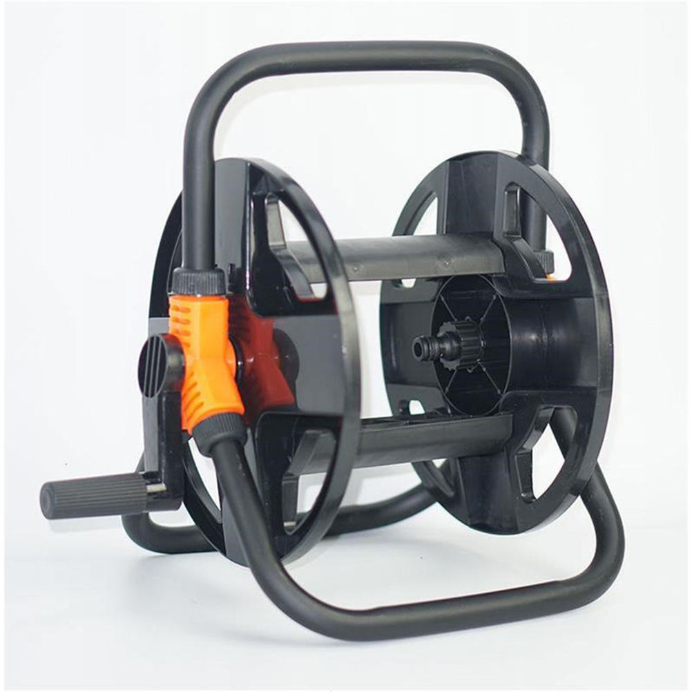 Multifunctional Garden Hose Reel For Car Wash Garden Watering Hose With Stainless Steel Handle Need To Assemble (accessories Ran