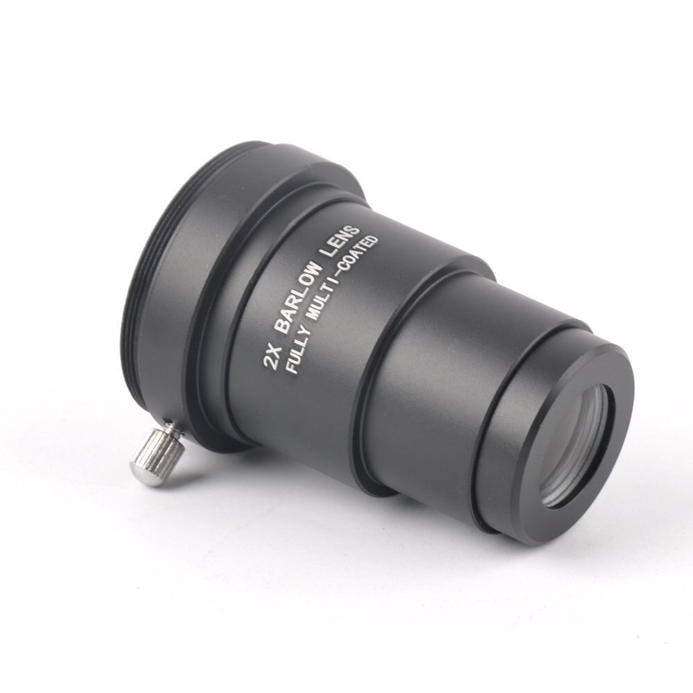 1.25 Inch 2x Volledig Blackened Metalen Barlow Lens-Accepteren 1.25 inch Filters-ook Kan voor Astronomische fotografie