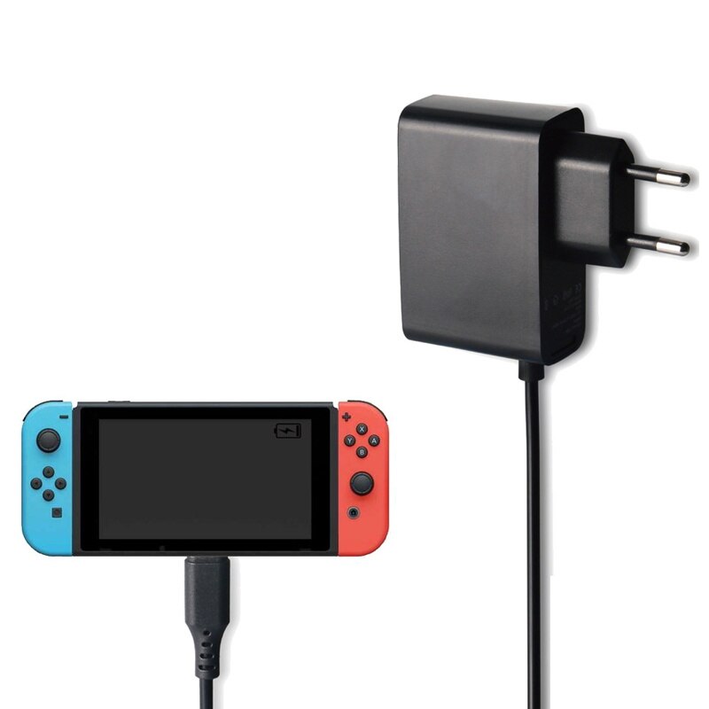 Usb type c ac-adapter voor nintendo switch, oplader, voeding voor nintendo switch-gameconsole, eu-stekker voor ns switch