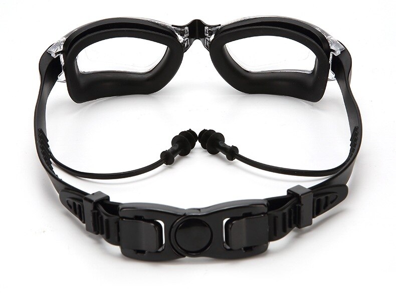 YUKE espejo de natación luz plana HD Anti-niebla marco grande gafas de adulto para natación hombres y mujeres equipo de natación impermeable