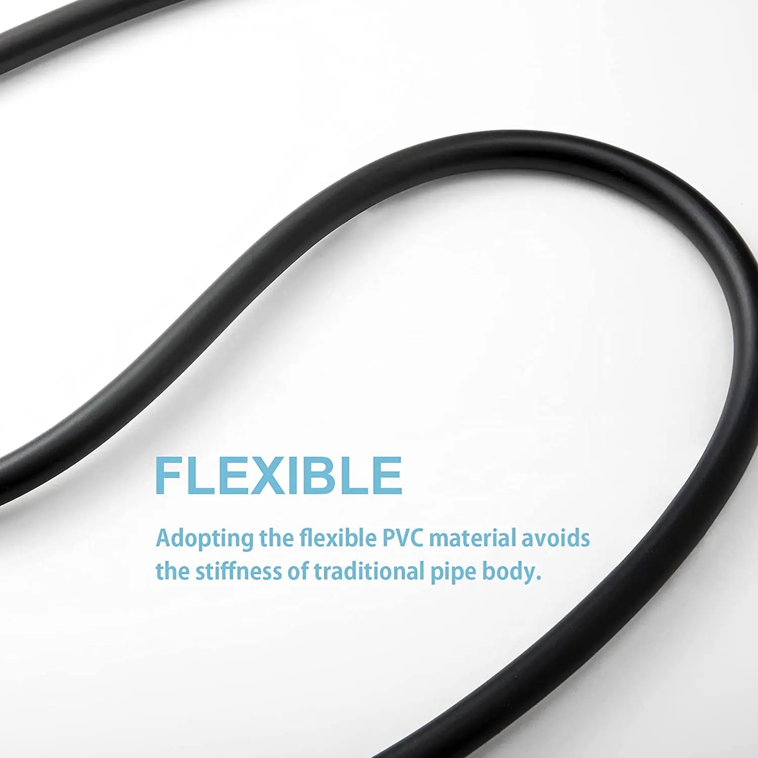 Manguera de ducha de alta presión de 1,5/2/3/4M, plomería para accesorios de baño, tubos de ducha flexibles universales de PVC antienrollamiento G1/2 pulgadas