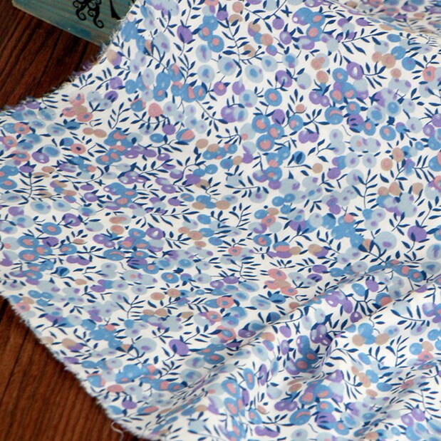 Groene Bladeren Pastorale Stof Gedrukt Bloemen Rok Katoenen Stof Voor Handgemaakte Diy Katoenen Baby Jurk Materiaal: yxbd247