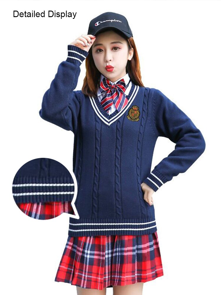 Weibliche Schule Stil Klasse Kleidung für Mittleren Schule Studenten, Koreanische Herbst und Winter Japanischen Jk Uniform Felsen Echte