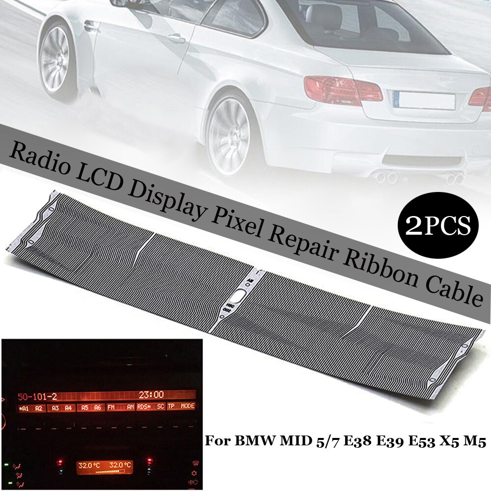 Reparatie Voor Bmw Mid 5/7 2x E38 E39 E53 Lint Radio Lcd Pixel Voorraad Duurzame Kabel