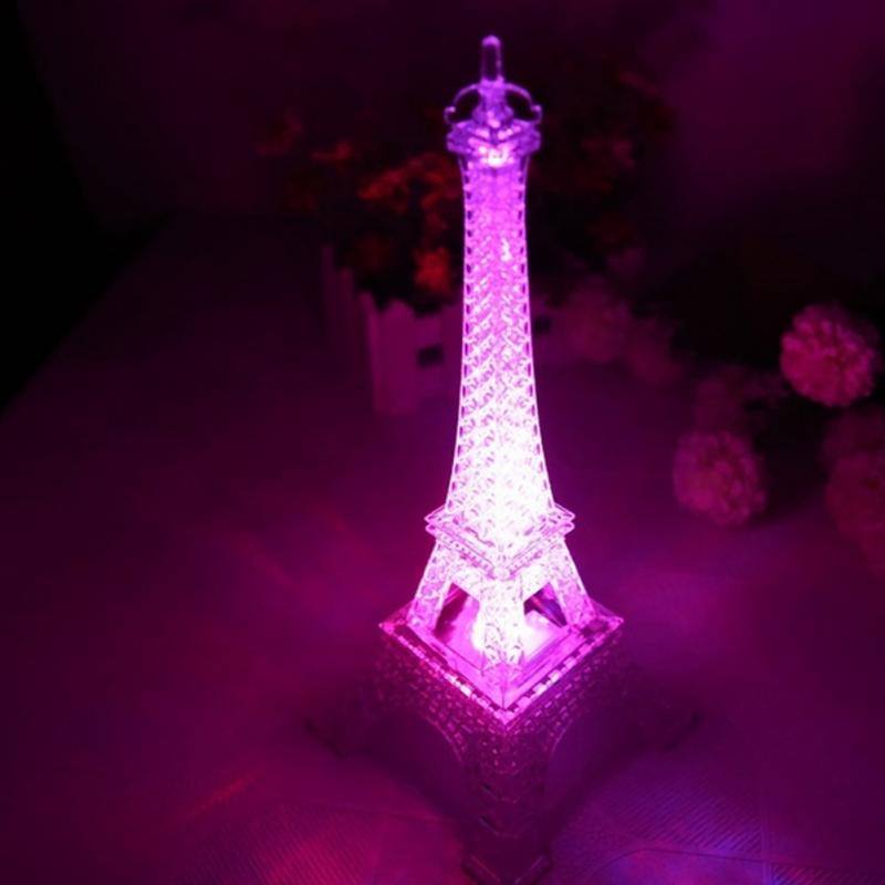 Mini Eiffeltoren Verlichting Lamp Bureau Slaapkamer Nachtlampje Decoratie Tafel LED Lamp Romantische Sfeer Verlichting #1222