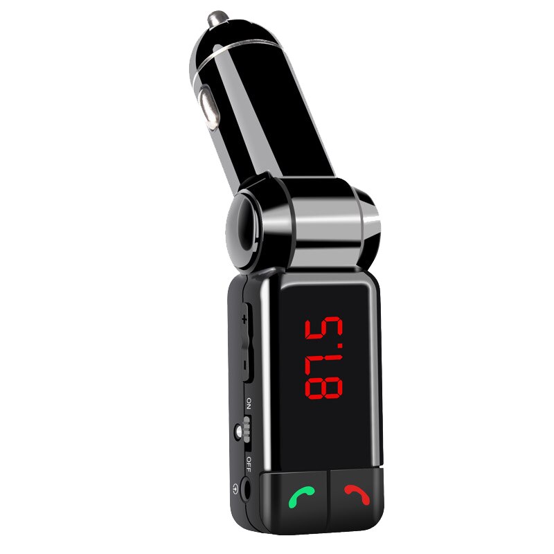 Bc06 Lcd-scherm Auto Bluetooth Mp3 O Speler Fm-zender Handsfree Dual Usb Car Charger