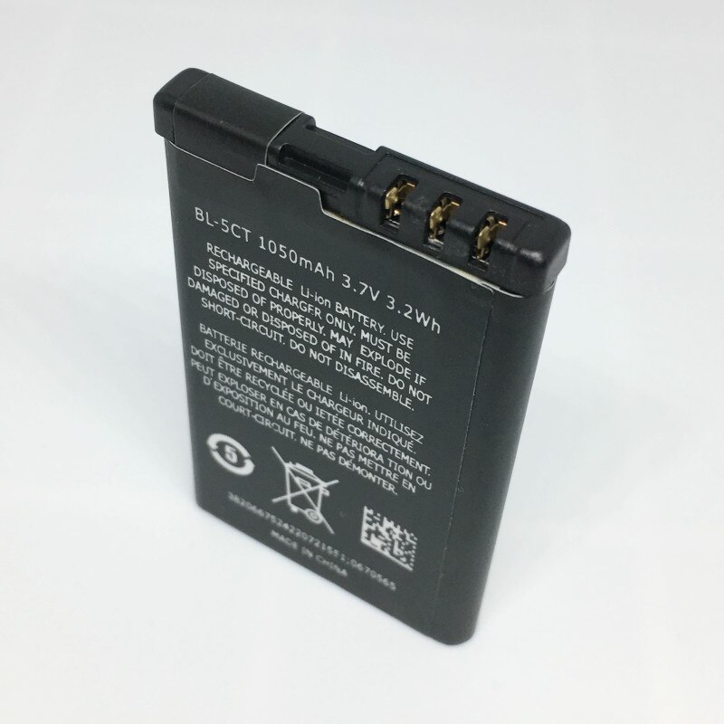 Hoge Qualtiy 1050Mah Bl 5CT BL-5CT Batterij Voor Nokia 3720C 5220XM 6303C 6303i 6730C C3-01 C5-00 C6-01 C5-02 Batterij BL5CT