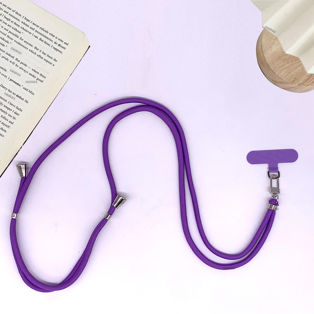 Uniwersalny regulowany pasek na smycz do telefonu wiszący sznur do telefonu komórkowego paski na szyję smycze zapobiegające zgubieniu akcesoria do telefonów komórkowych 150 cm: Pomarańczowy