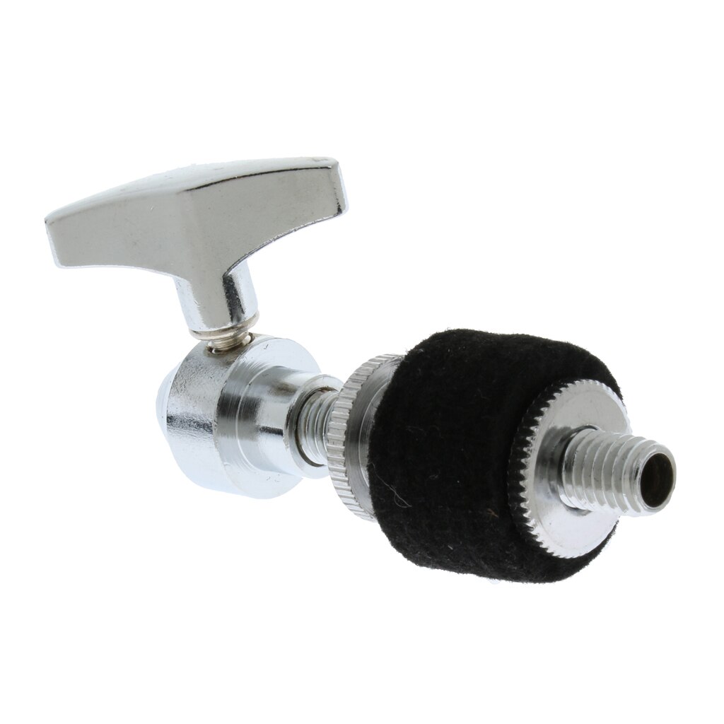 Verstelbaar Drumrek, L-Rod Mount Klemhouder, Zinklegering Tom Drum Bracket Expansion voor Muziekinstrument, Geschikt voor Alle Soorten Beugels, Ronde Handgreep Roteert 360