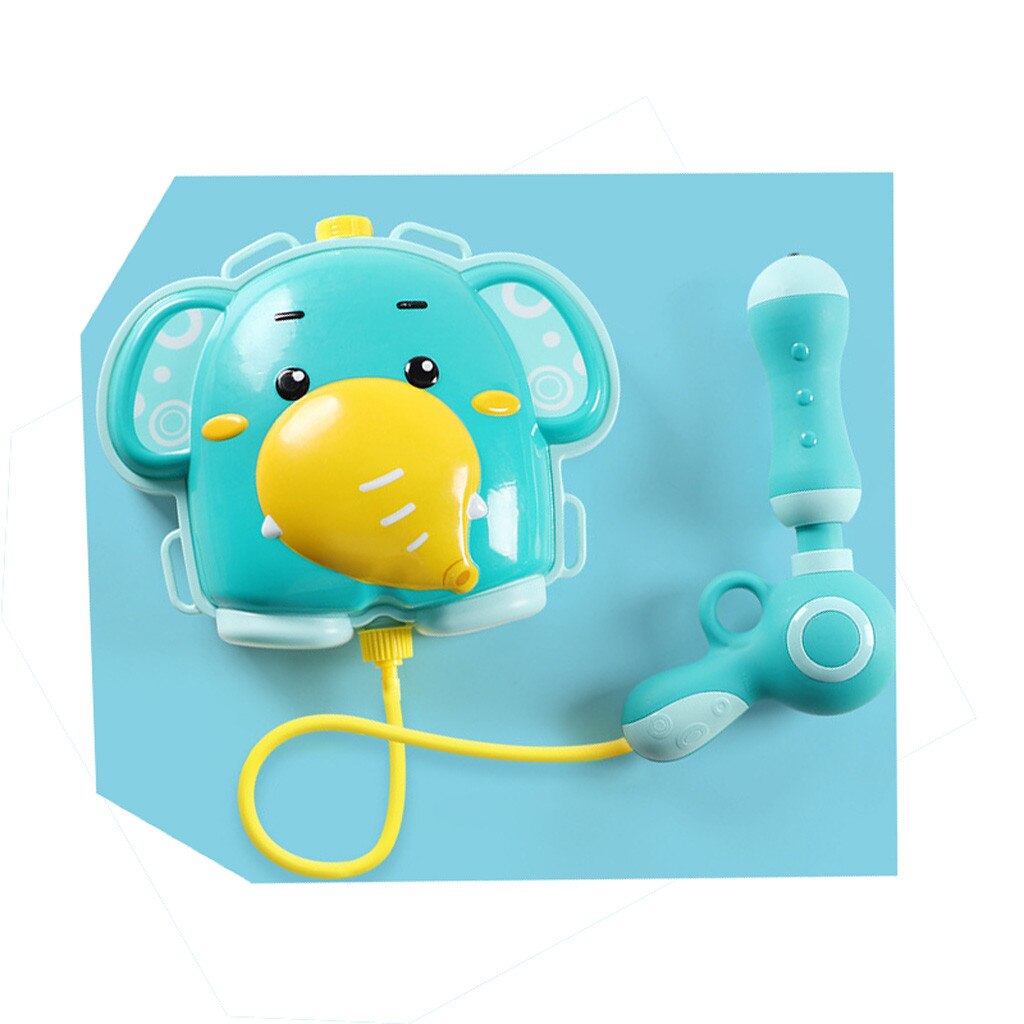 draussen Wasser Babys Karikatur Elefanten Rucksack Wasser Pistole Schlecht bat Strand Treiben 1900ML Kapazität Lange-Abstand Palette Spielzeug
