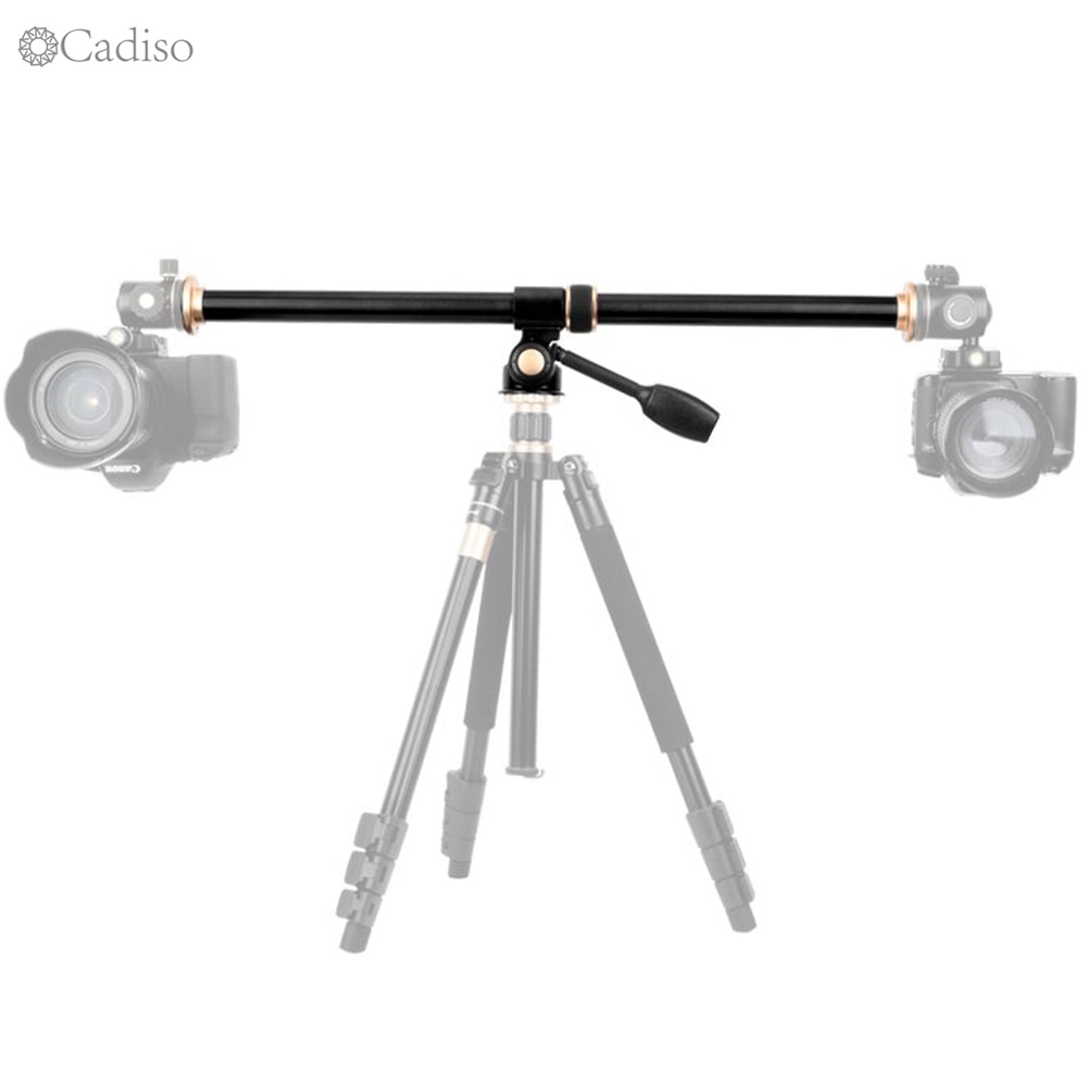 Cadiso Horizontal Bar Camera Tripod Boom Extension Pole Steeve Multi-Angle Center Cross Arm with Locking System