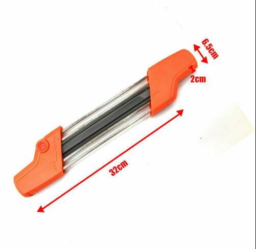 2 in 1 Chainsaw Chain Fast Sharpener Metal File 3/8" 4.0mm For Stihl Chain