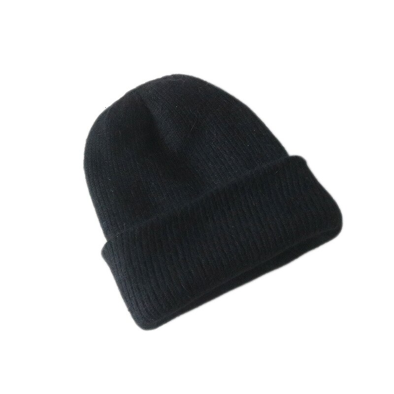 Nuovi cappelli invernali di alta qualità per donna berretti in cachemire cappellino Skullies in lana lavorato a maglia cappellino angora pompon Gorros: 1