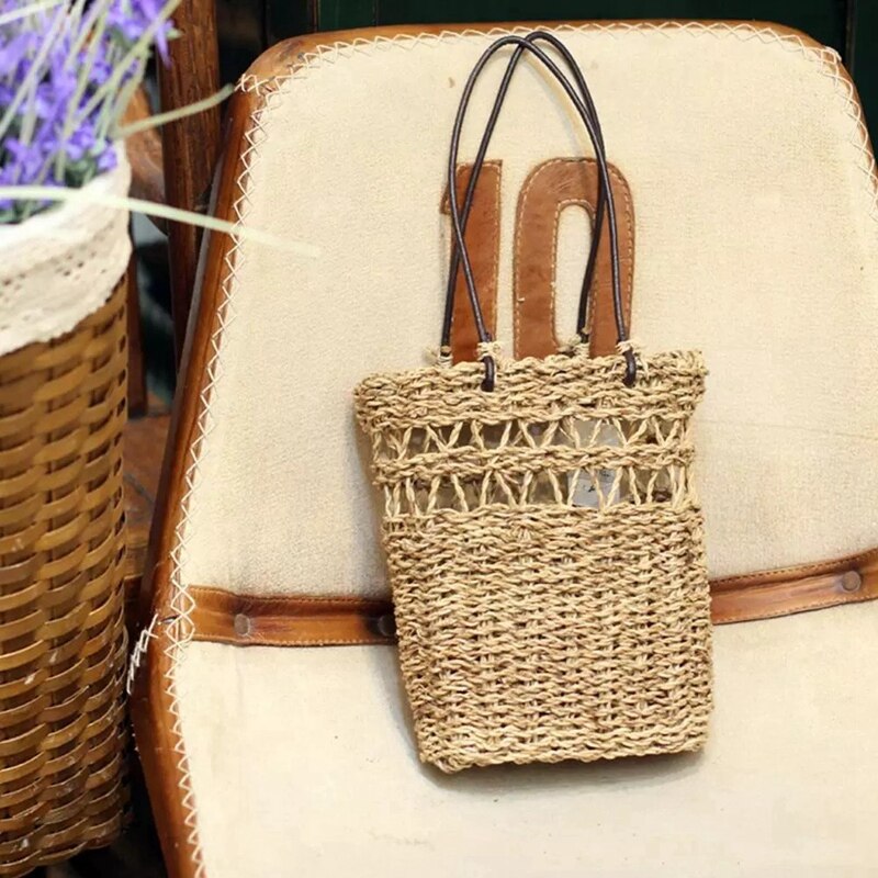 Best Hand-Woven Seagrass Storage Basket Nordic Simple Fruit Gardening Wall Hanging Flower Pot Planter Storage Baskets