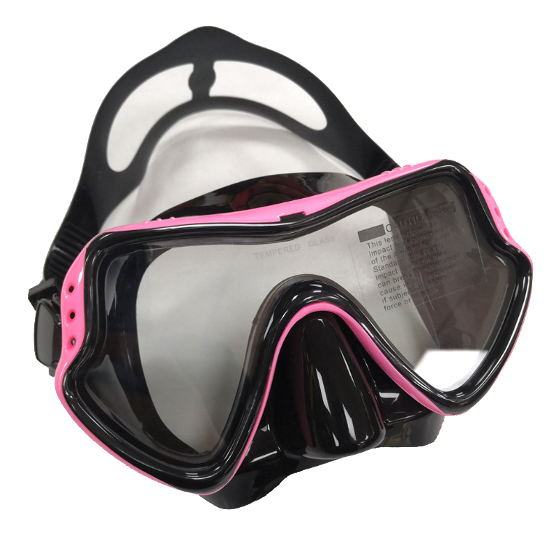 Dykning maske og snorkler anti-tåge beskyttelsesbriller briller dykning svømning let ånde rør sæt