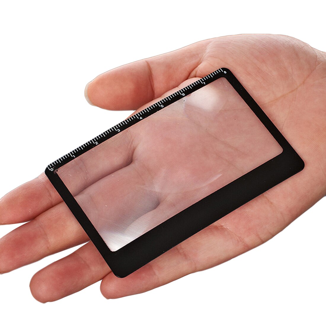 Credit Card Magnifiers Transparent 3 X Magnifier Magnification Magnifying Fresnel for Reading Newspaper Print Book