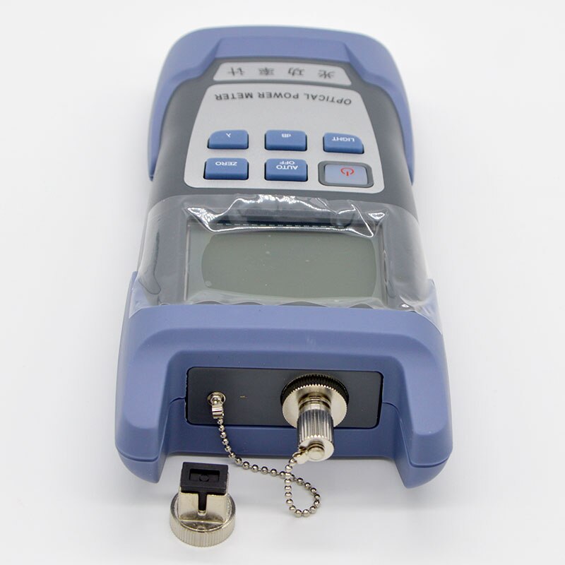 Handheld Optical Fiber Power Meter-70 ~ + 10dBm 10 km Met FC/SC Adapter Golflengte bereik 800-1700 nm Speciale Verkoop