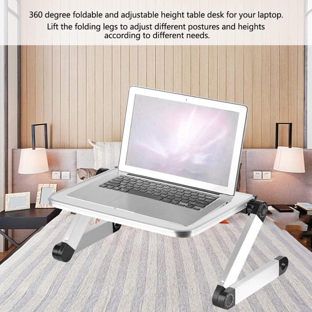 Nova ajustável de alumínio portátil tablet mesa atualização ergonômico portátil cama bandeja suporte de mesa computador portátil notebook mesa suporte